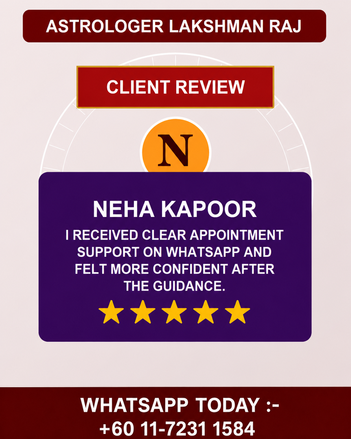 Neha Kapoor Client Review